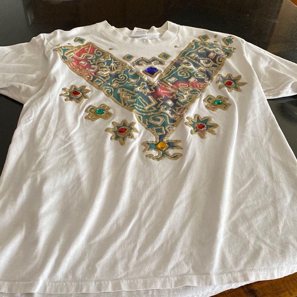 Vintage T-shirt 1980s one size fits all it basically fits a L to XL or s…